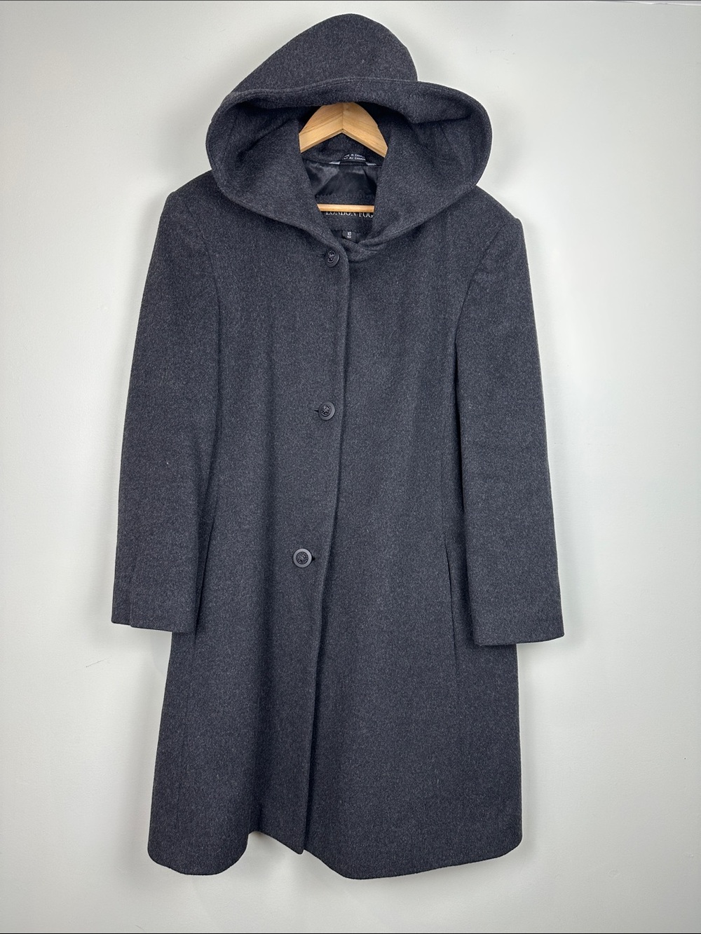 8. London Fog Women’s Wool Coat Made In Canada